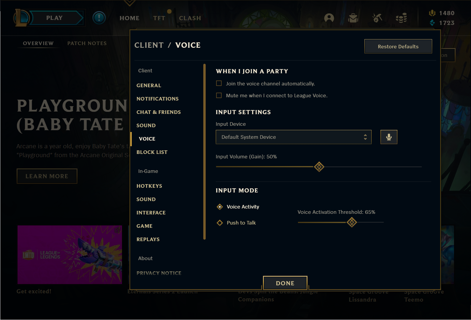 One way to stop League of Legends client from disconnecting on macOS